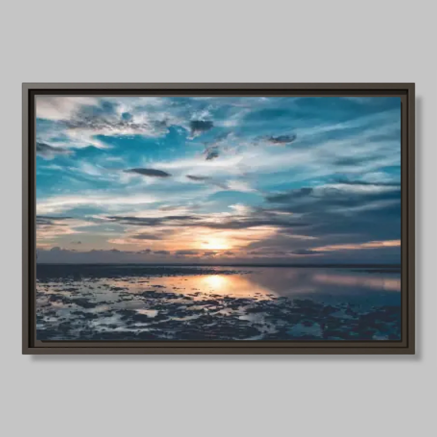Espresso Closeup Framed 24x36 Vertical Canvas (2.3) Mockup For TIB