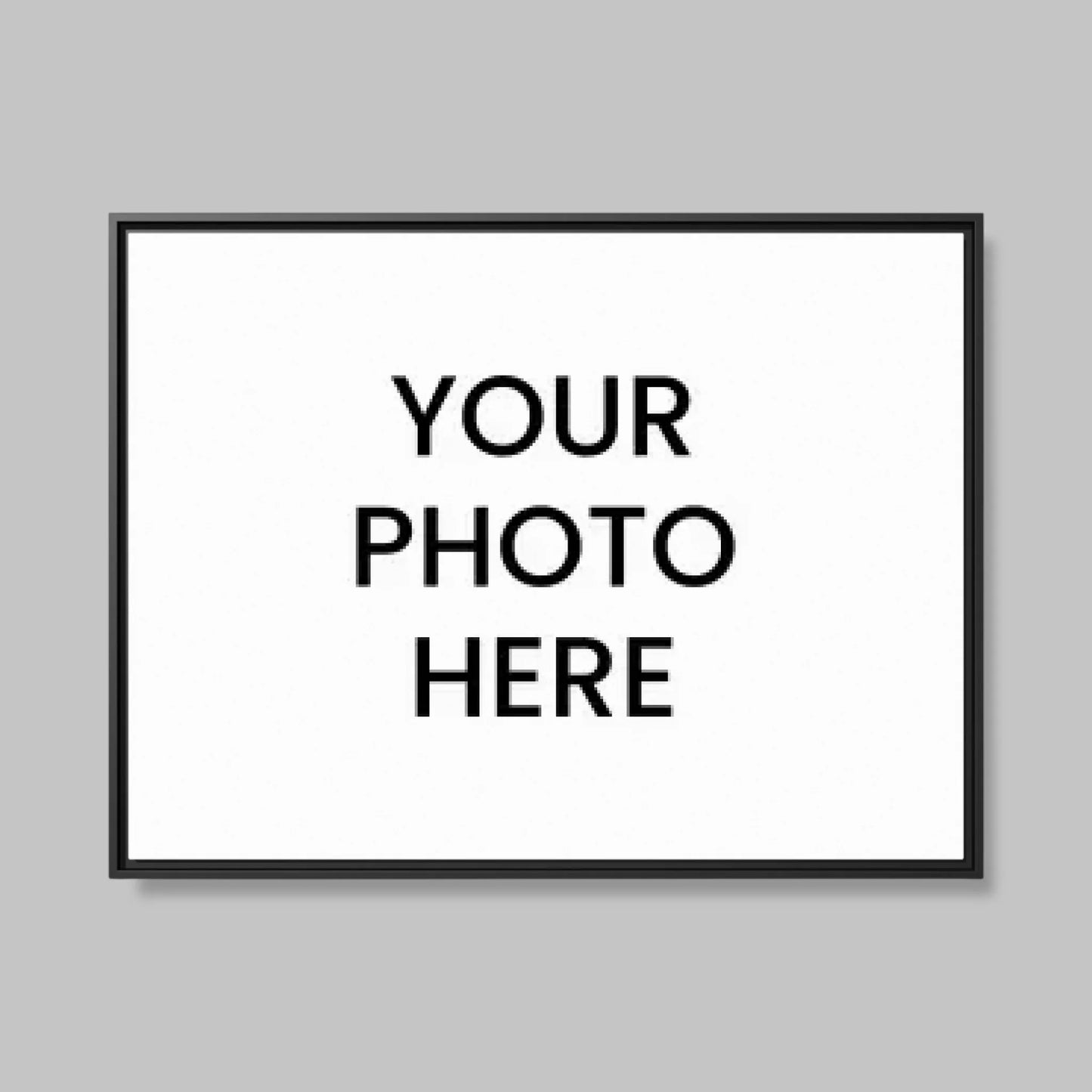 Black Framed Closeup 40x30 (4.3) Horizontal Rectangular Canvas