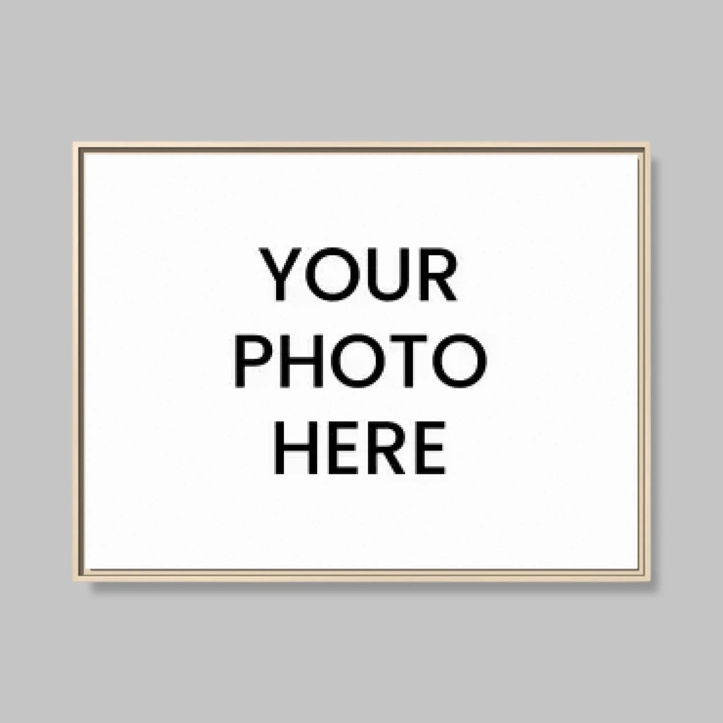 Natural Framed Closeup 40x30 (4.3) Horizontal Rectangular Canvas