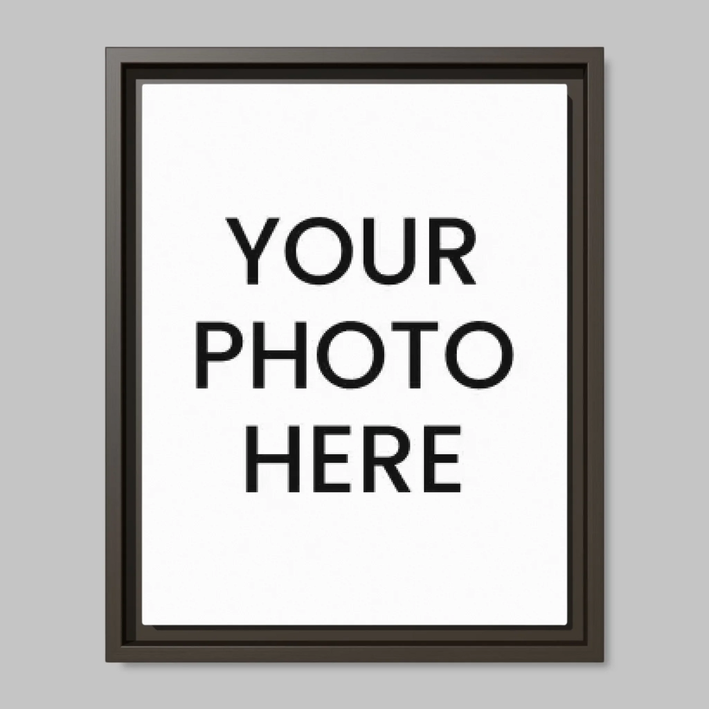 Espresso Framed Closeup 11x14 (11.14) Vertical Canvas Mockup