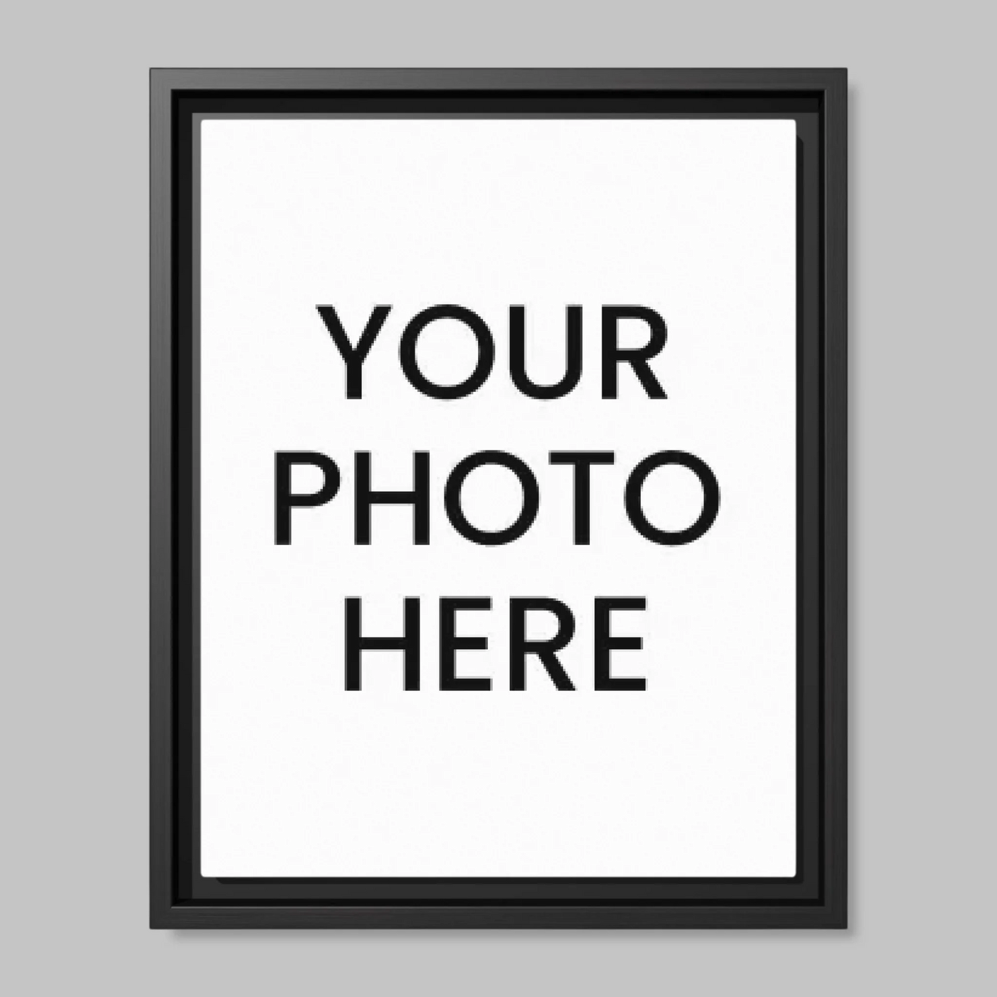 Black Framed Closeup 11x14 (11.14) Vertical Canvas Mockup