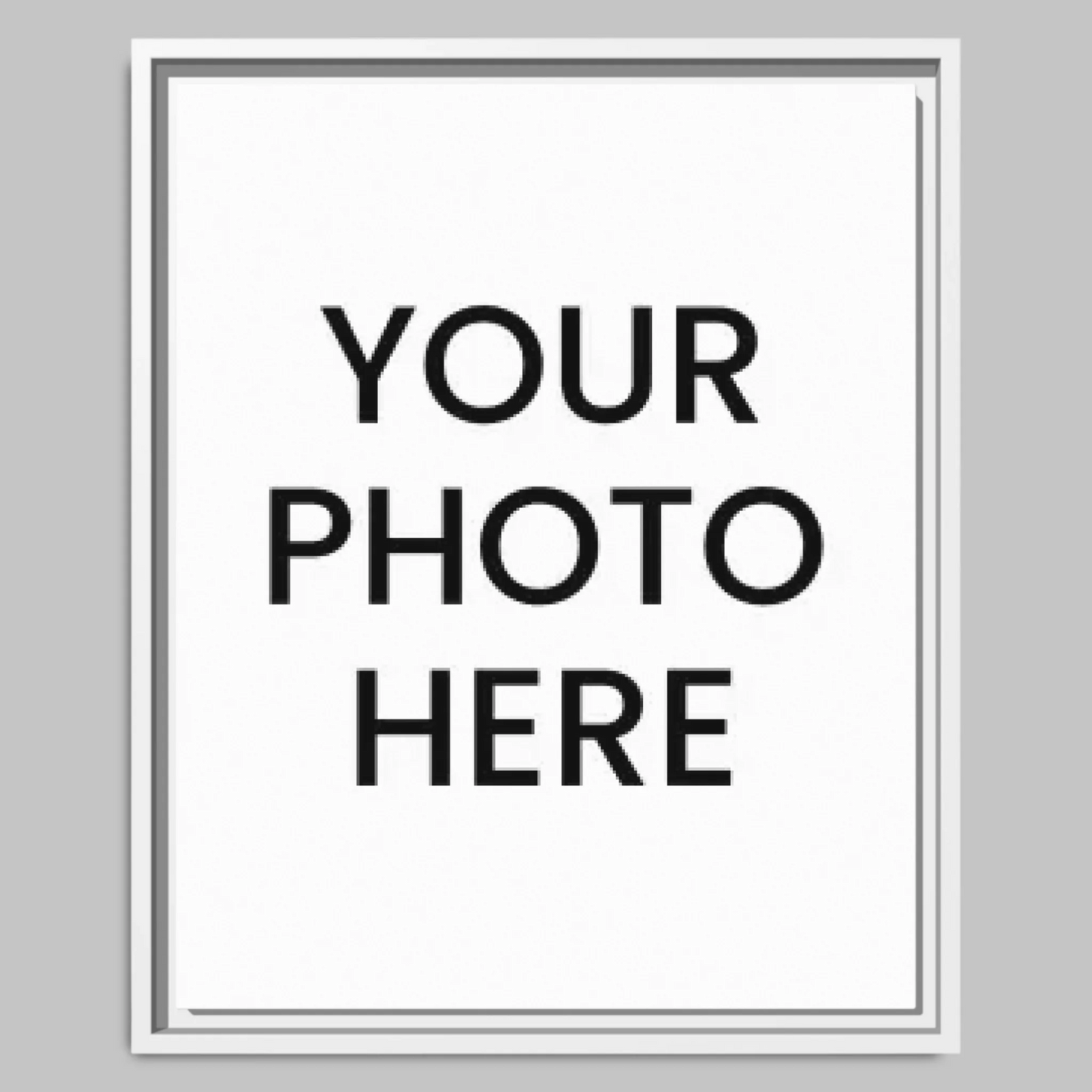 White Closeup 16x20 Vertical Canvas (4.5) Mockup For TIB