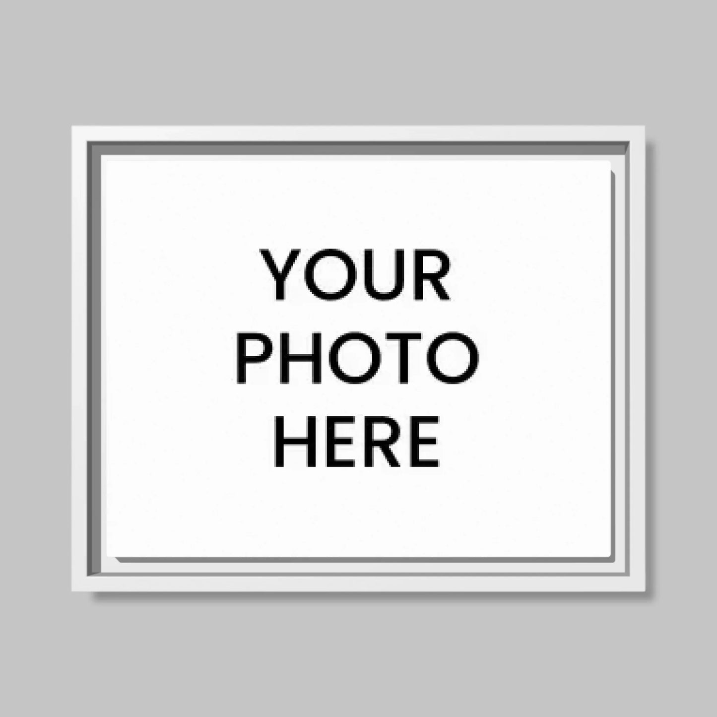 White Framed Closeup 14.11 (14.11) Horizontal Canvas Mockup