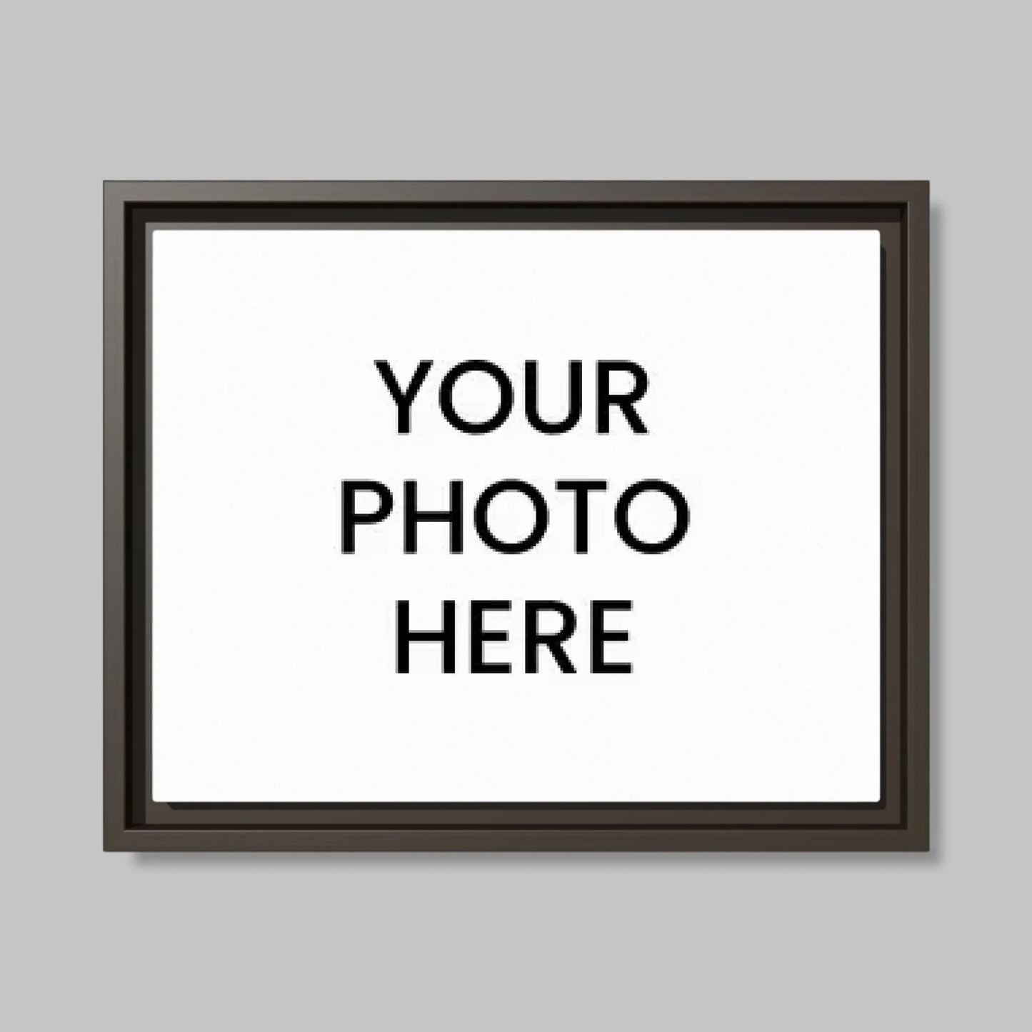 Espresso Framed Closeup 14.11 (14.11) Horizontal Canvas Mockup