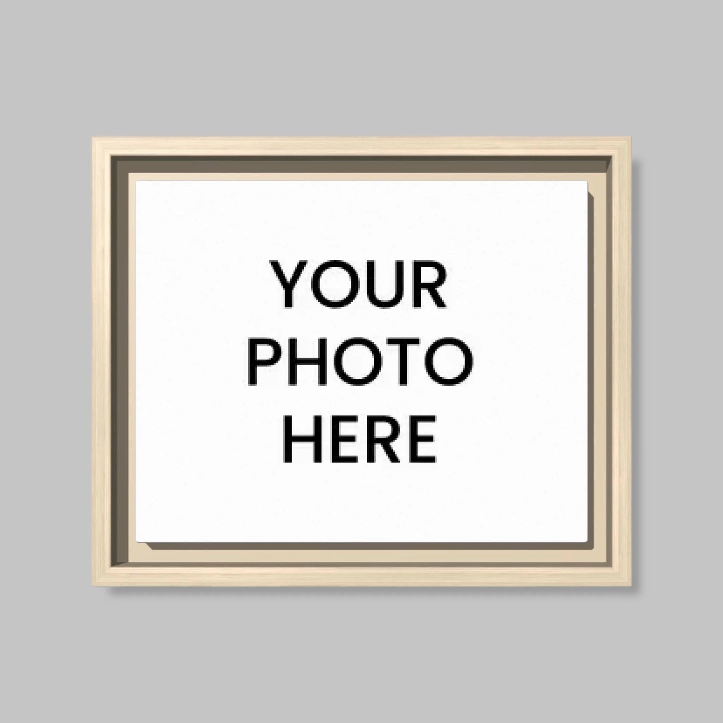 Natural Framed Closeup 16x20 Vertical Canvas (4.5) Mockup For TIB