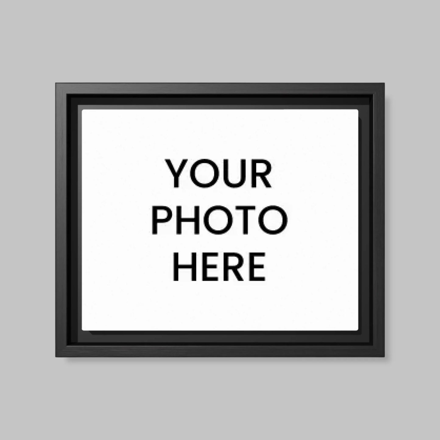 Black Framed Closeup 16x20 Vertical Canvas (4.5) Mockup For TIB