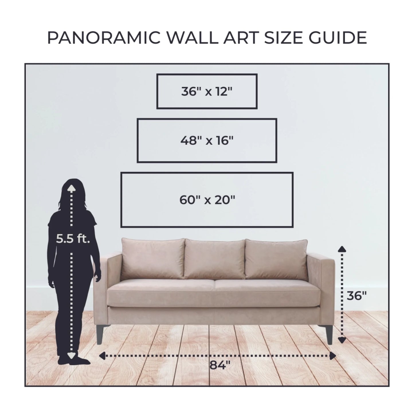 Panoramic Wall Art Size Guide