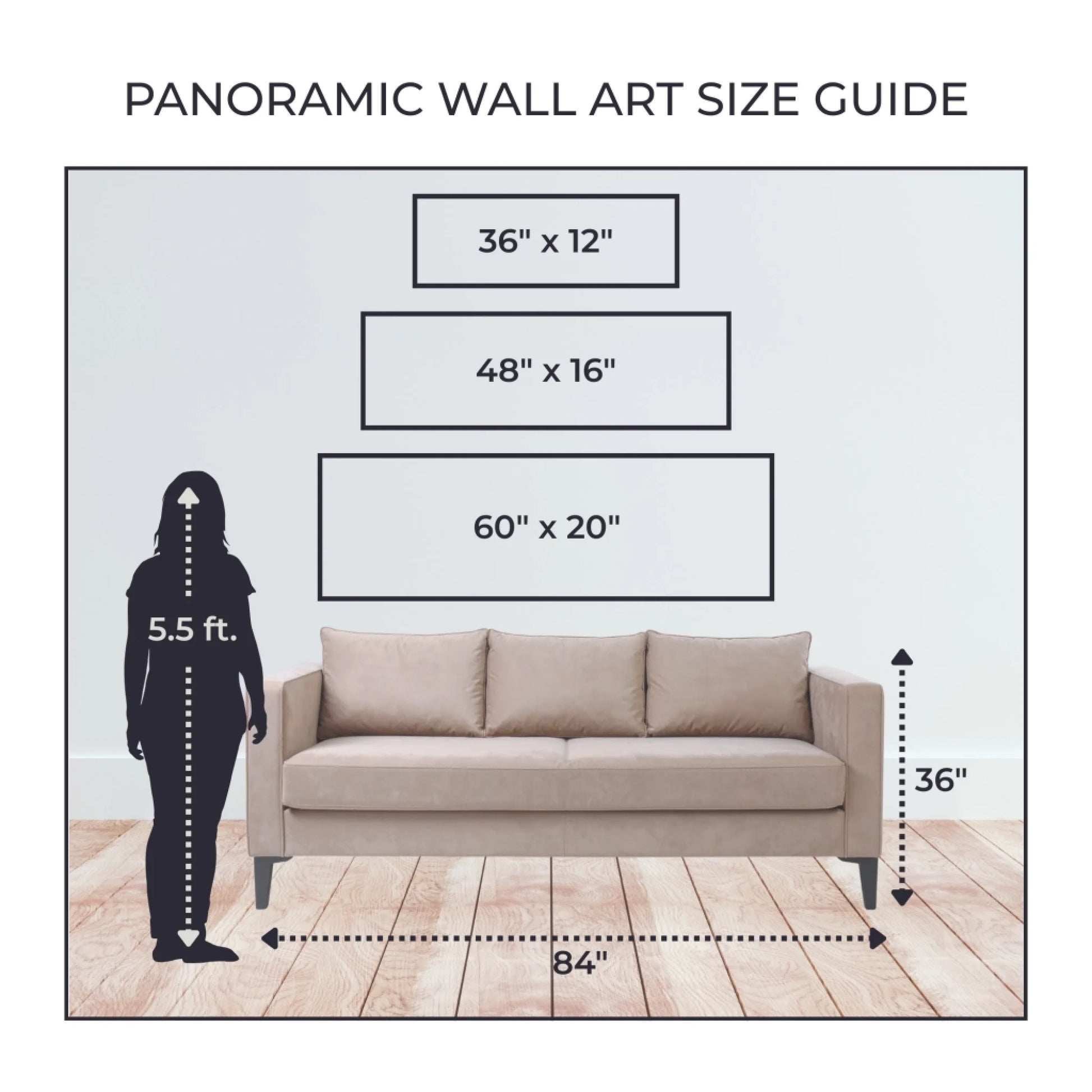 Panoramic Wall Art Size Guide
