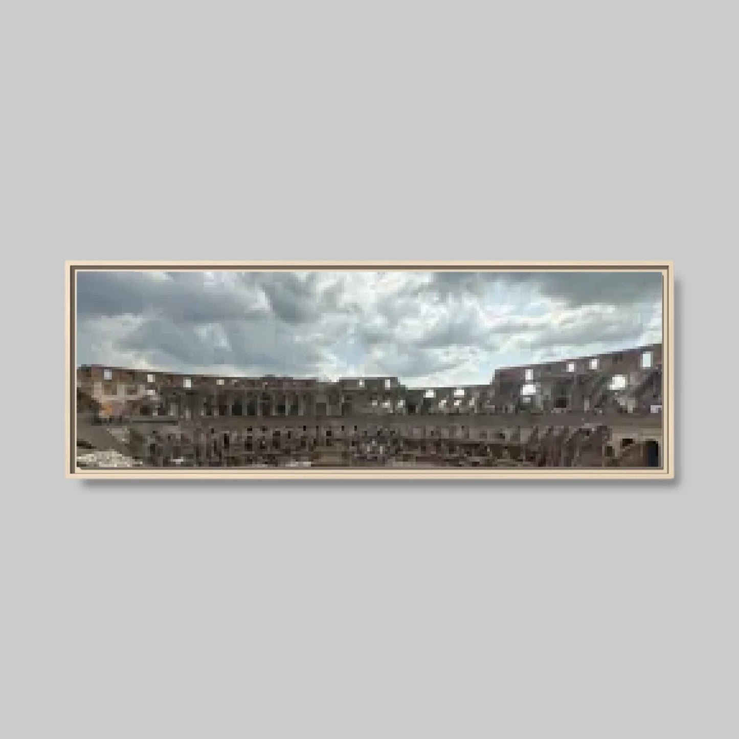 Natural Framed Panoramic 3.1 Closeup Mockup for TIB