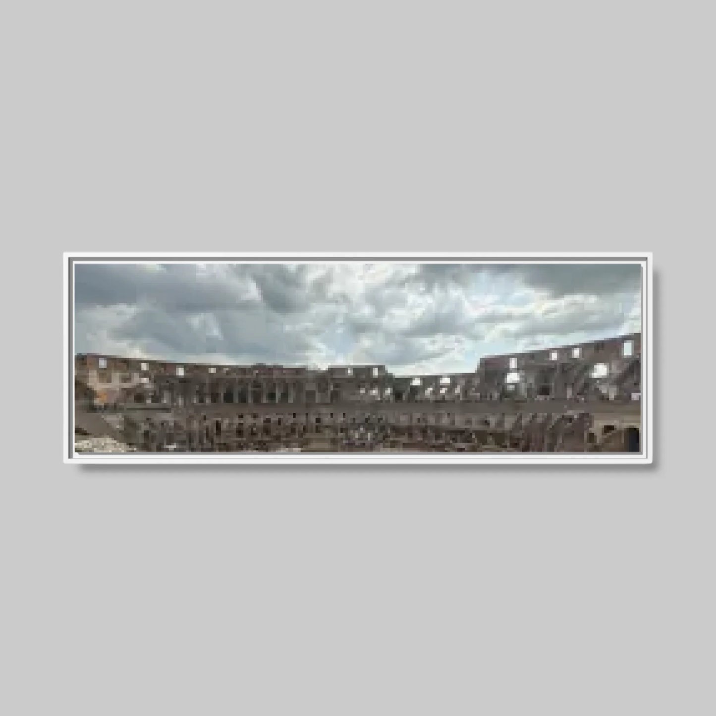 White Framed Panoramic 3.1 Closeup Mockup for TIB