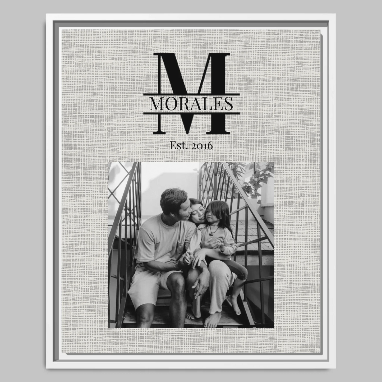 White Closeup 16x20 Vertical Canvas (4.5) Mockup For TIB