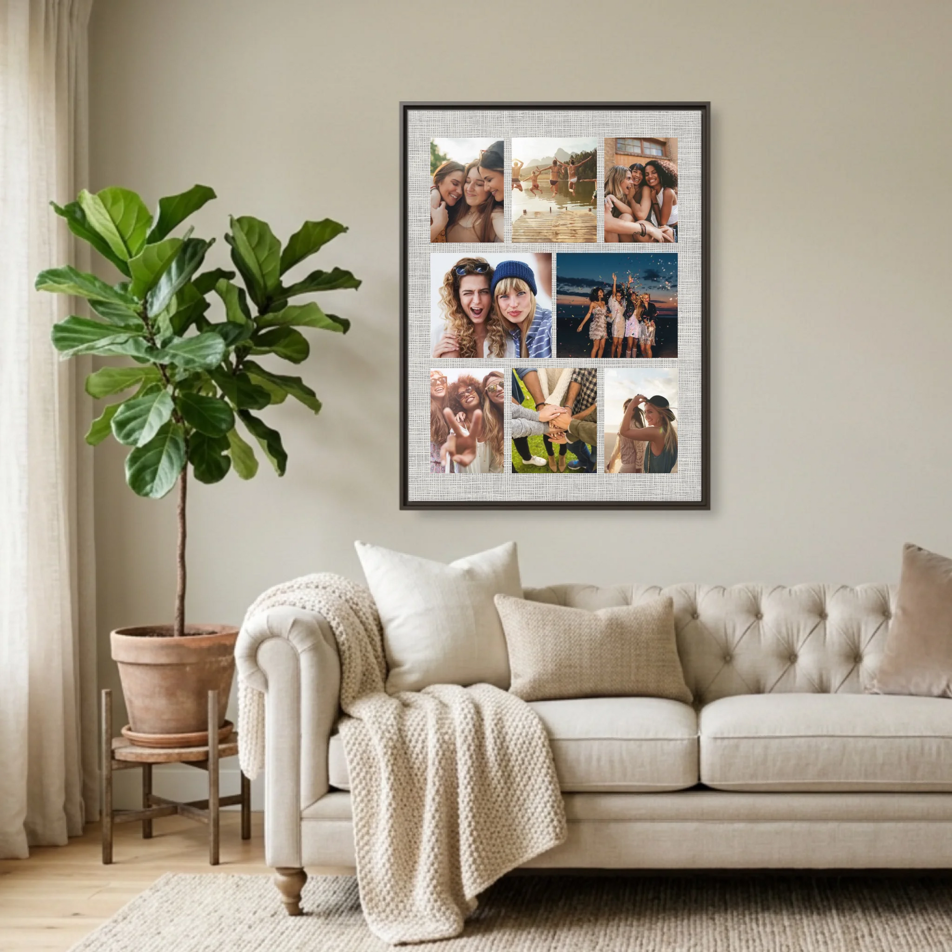 Espresso Framed 30x40 (3.4) Vertical Rectangular Canvas
