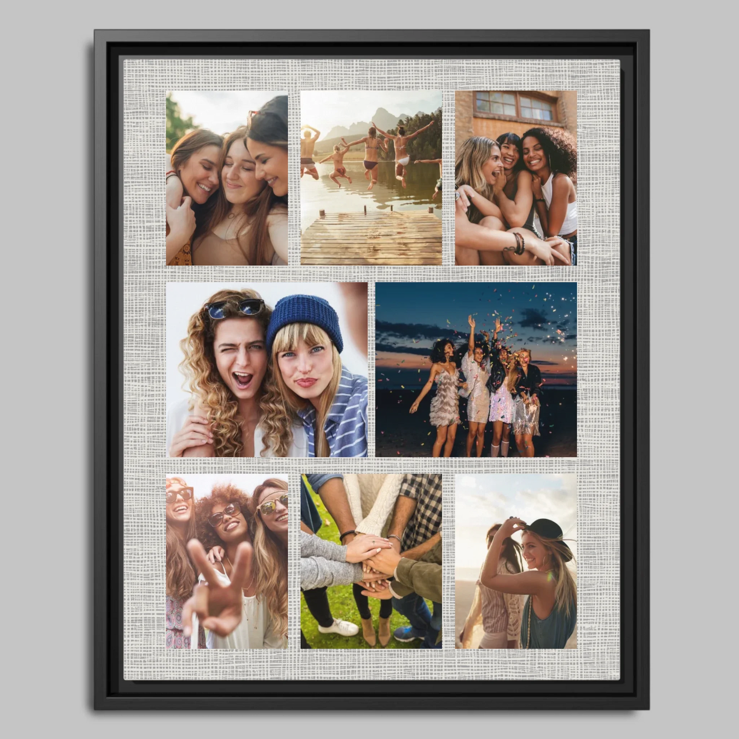 Black Framed Closeup 16x20 Vertical Canvas (4.5) Mockup For TIB