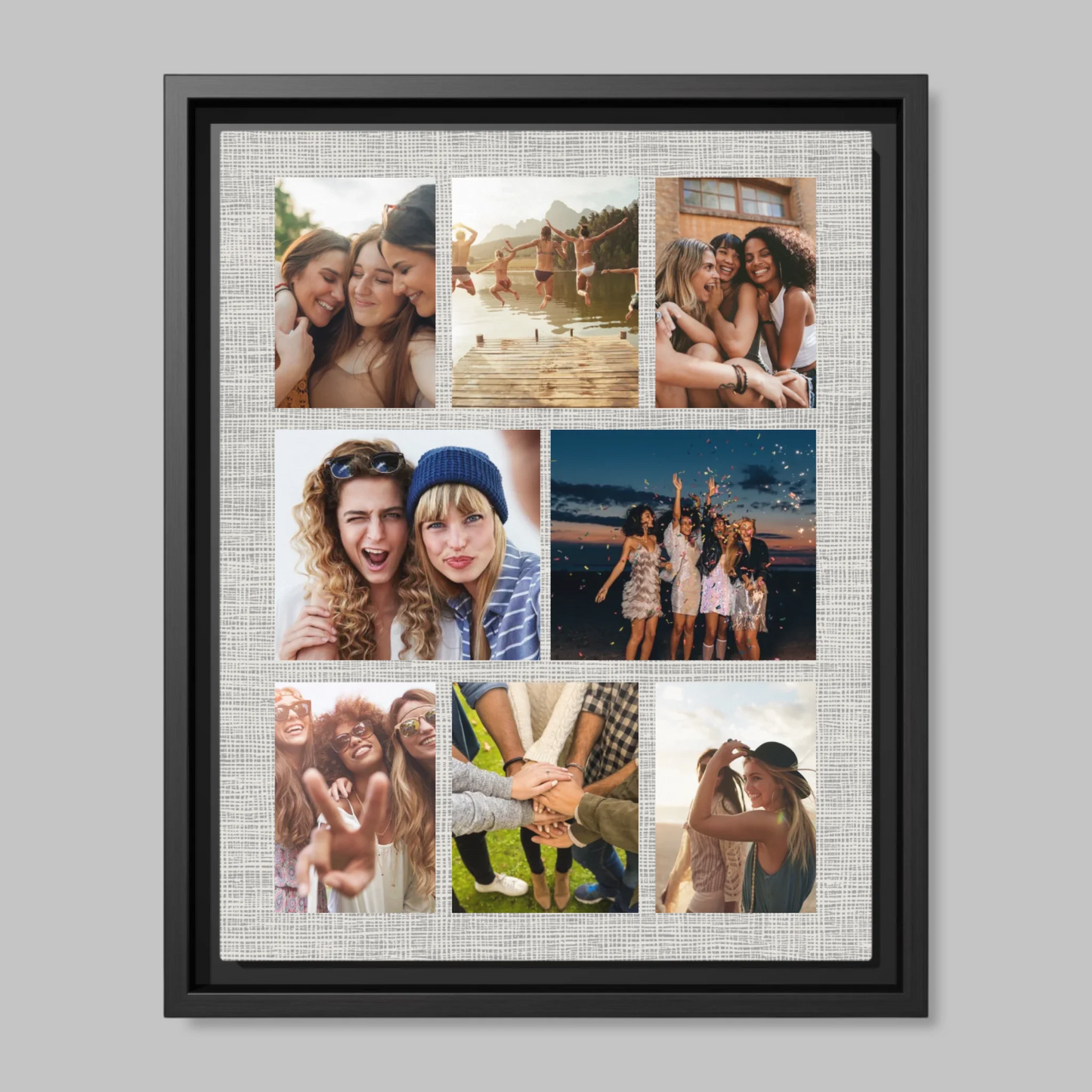 Black Framed Closeup 11x14 (11.14) Vertical Canvas Mockup