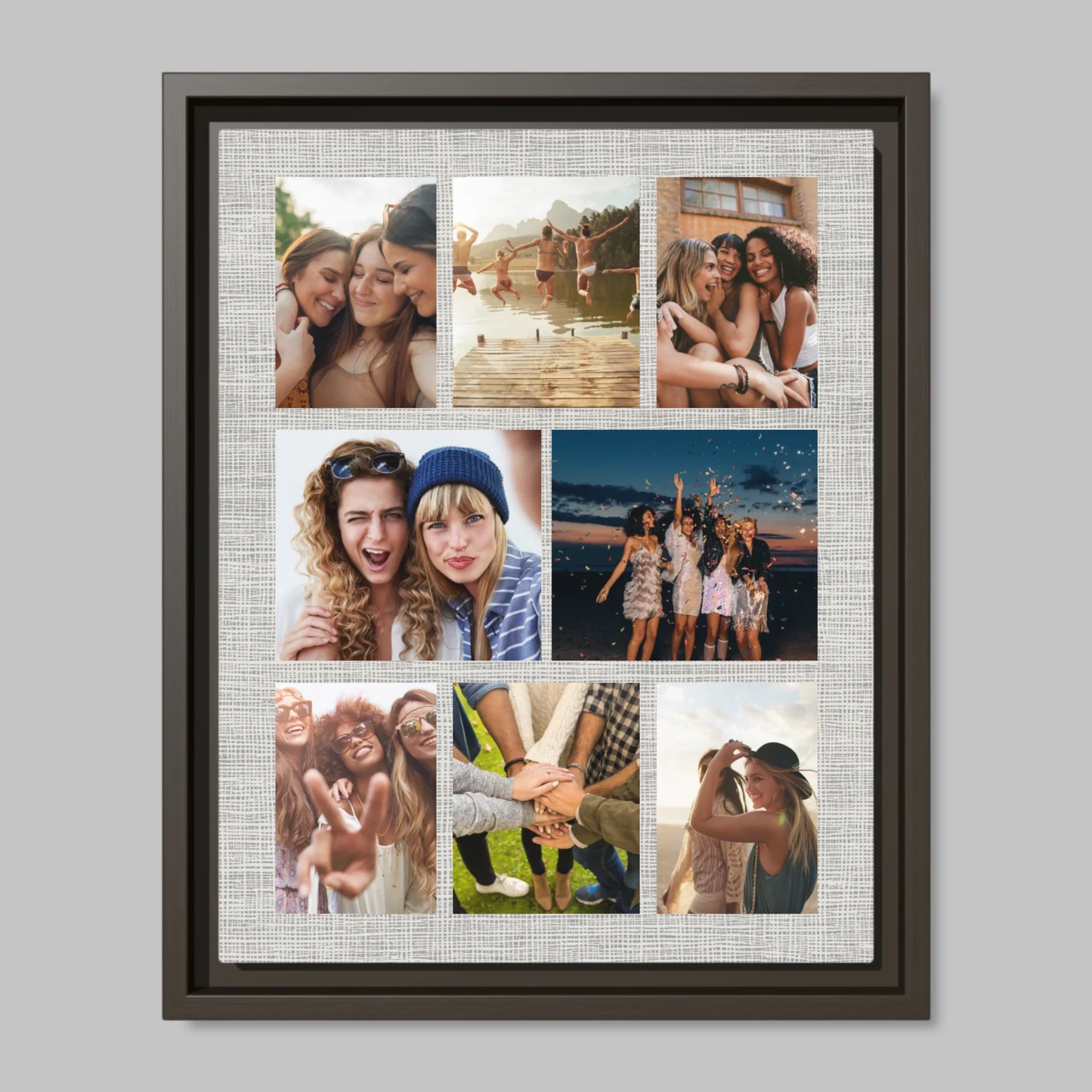 Espresso Framed Closeup 11x14 (11.14) Vertical Canvas Mockup