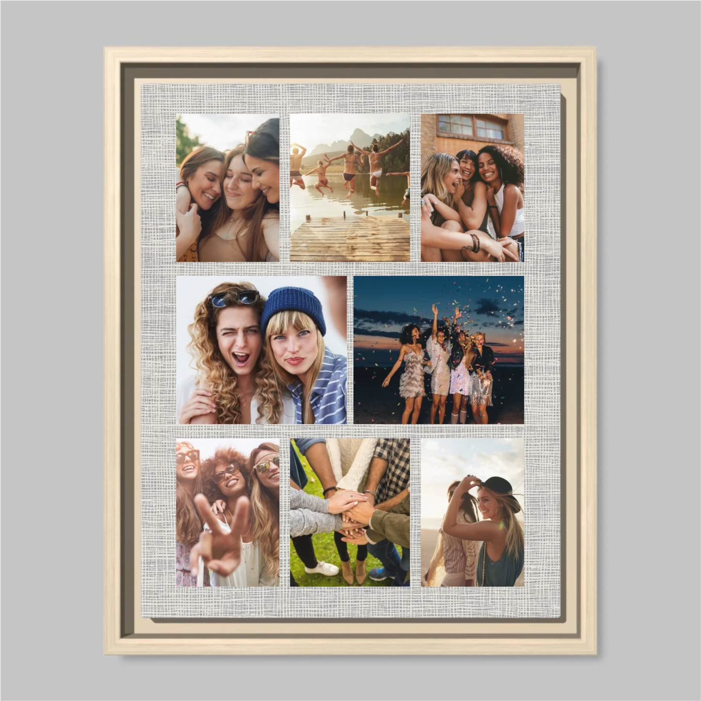 Natural Framed Closeup 11x14 (11.14) Vertical Canvas Mockup