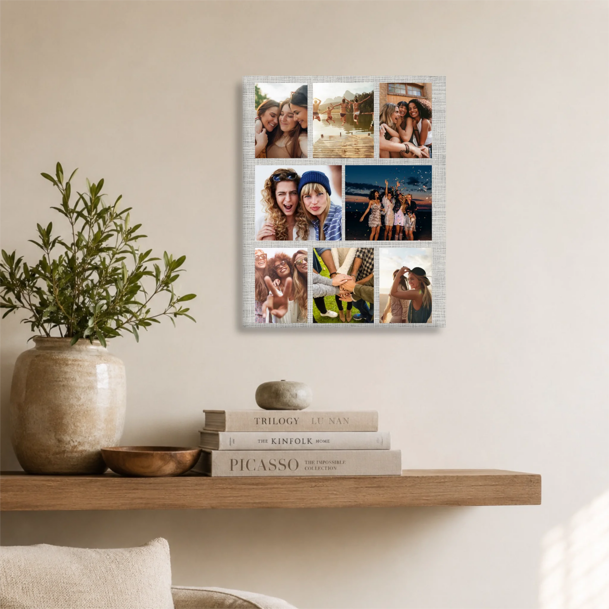 Unframed 16x20 Vertical Canvas (4.5) Mockup For TIB