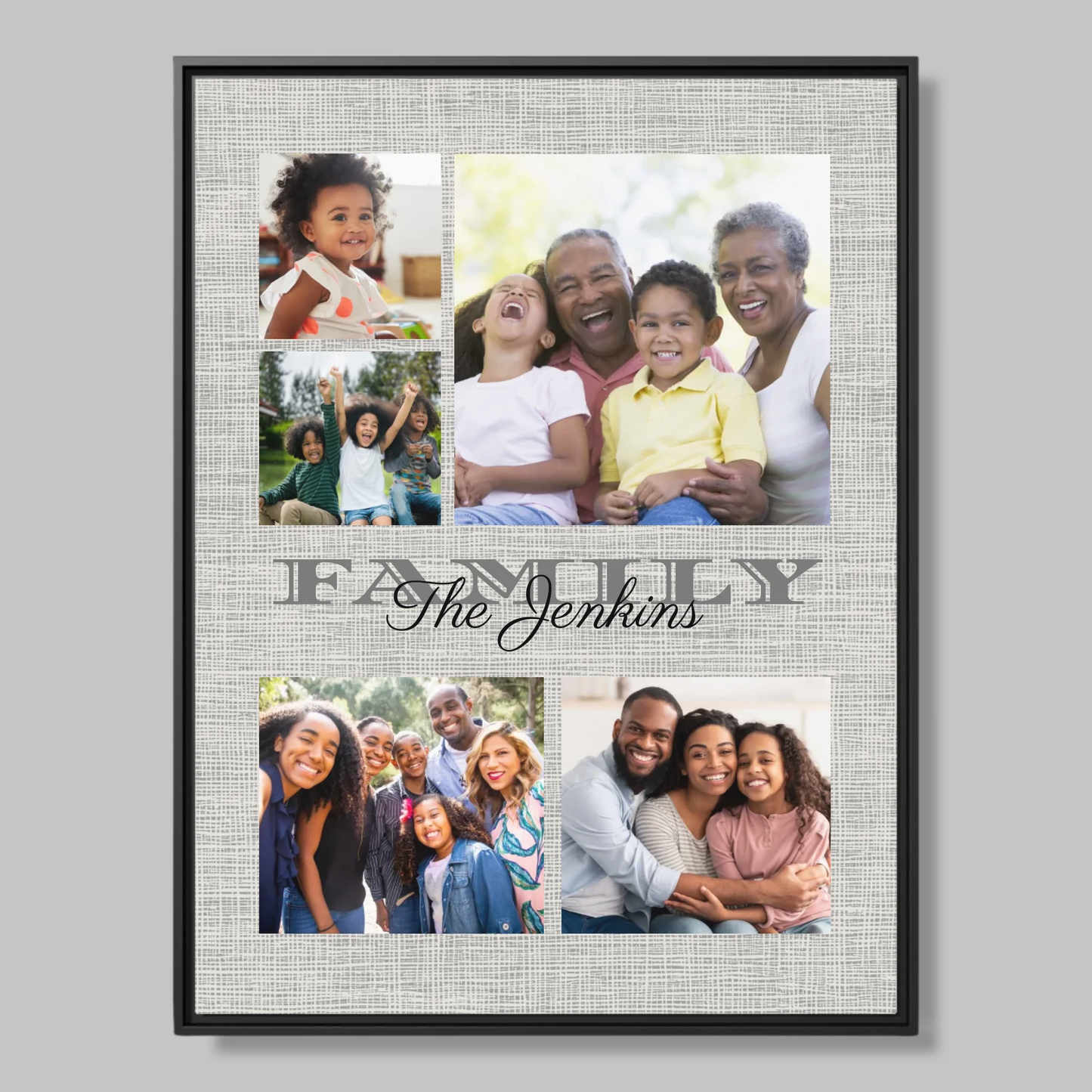Black Framed Closeup 30x40 (3.4) Vertical Rectangular Canvas