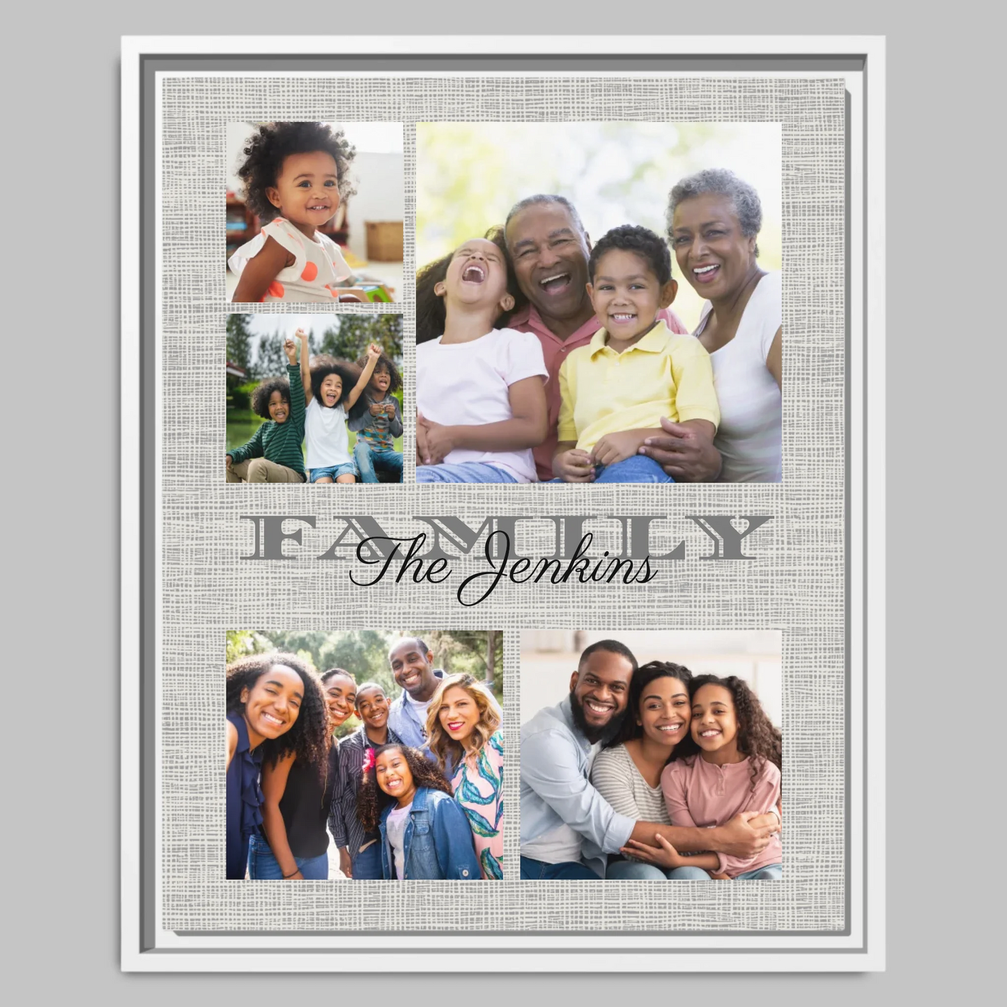 White Closeup 16x20 Vertical Canvas (4.5) Mockup For TIB