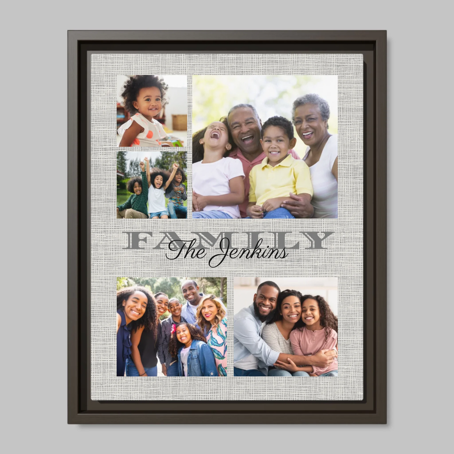 Espresso Framed Closeup 11x14 (11.14) Vertical Canvas Mockup
