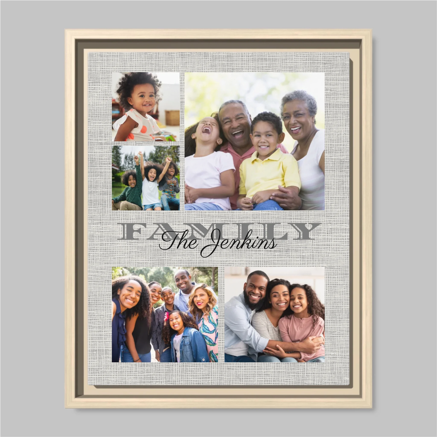 Natural Framed Closeup 11x14 (11.14) Vertical Canvas Mockup