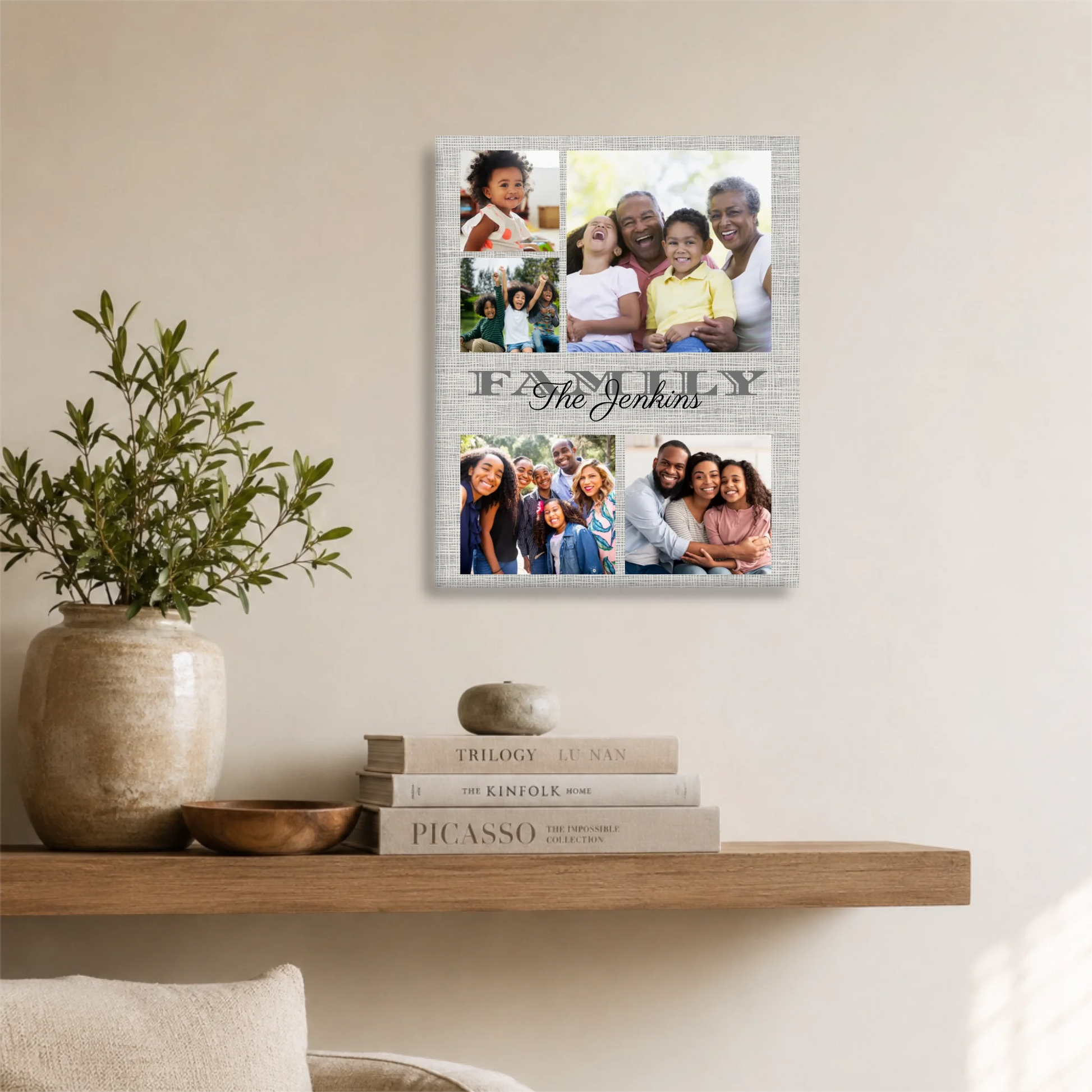 Unframed 16x20 Vertical Canvas (4.5) Mockup For TIB