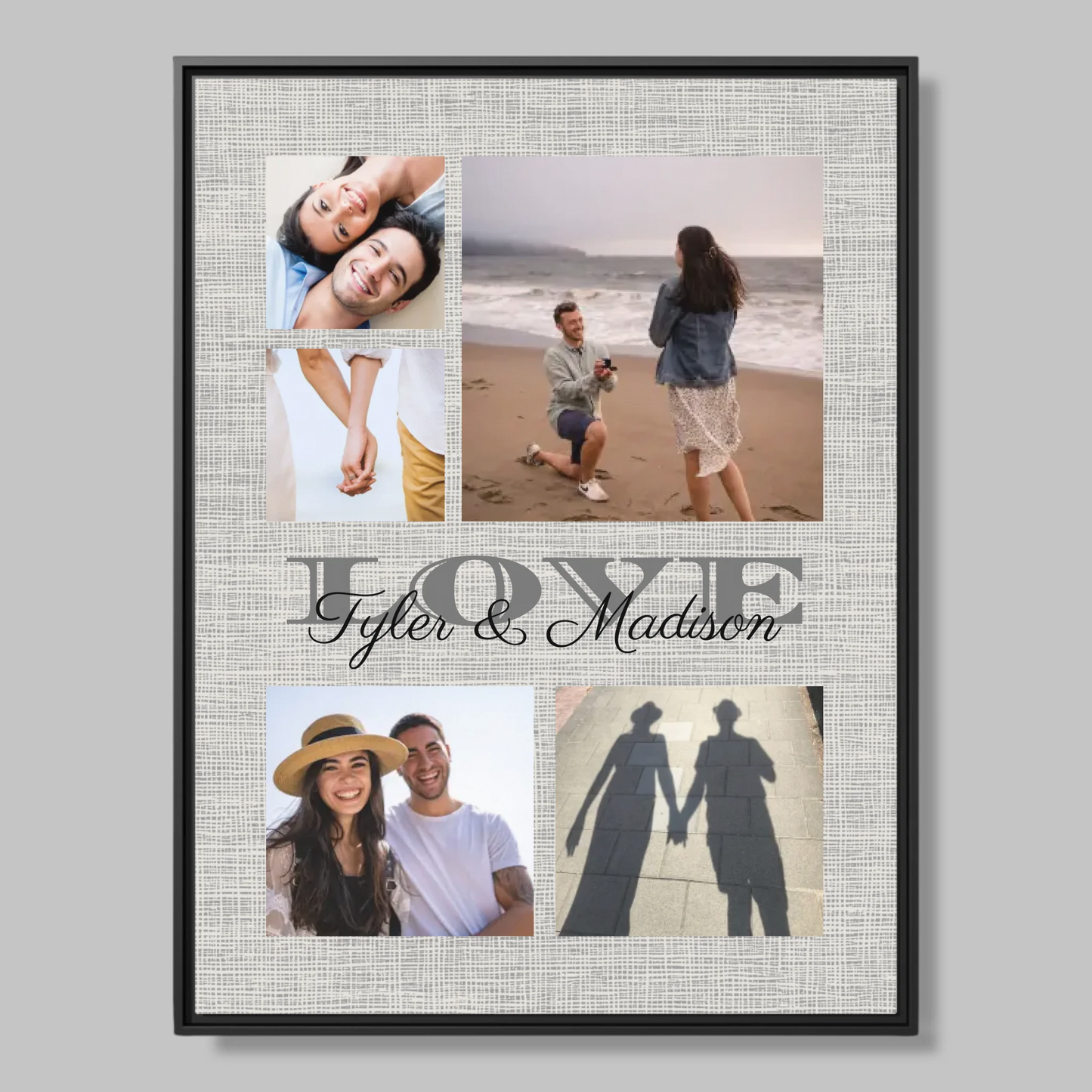 Black Framed Closeup 30x40 (3.4) Vertical Rectangular Canvas