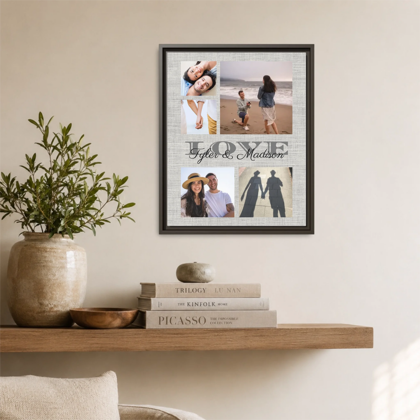 Espresso Framed 16x20 Vertical Canvas (4.5) Mockup For TIB