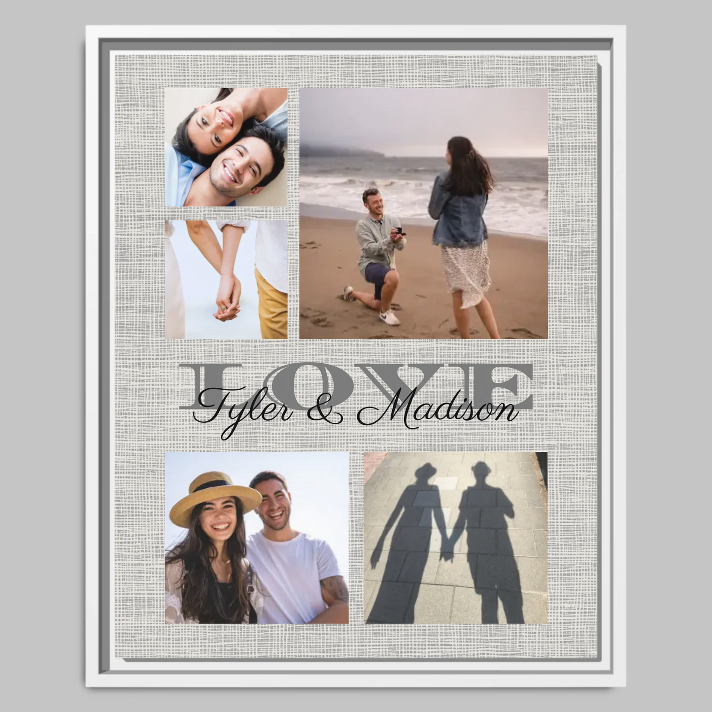 White Closeup 16x20 Vertical Canvas (4.5) Mockup For TIB
