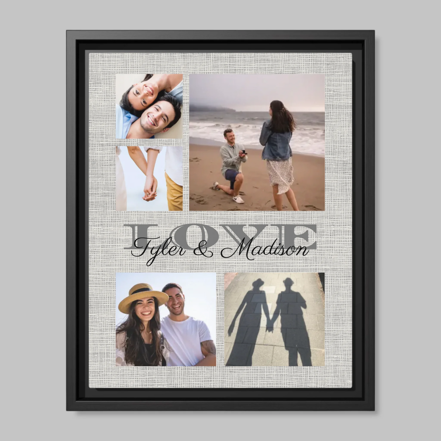 Black Framed Closeup 11x14 (11.14) Vertical Canvas Mockup
