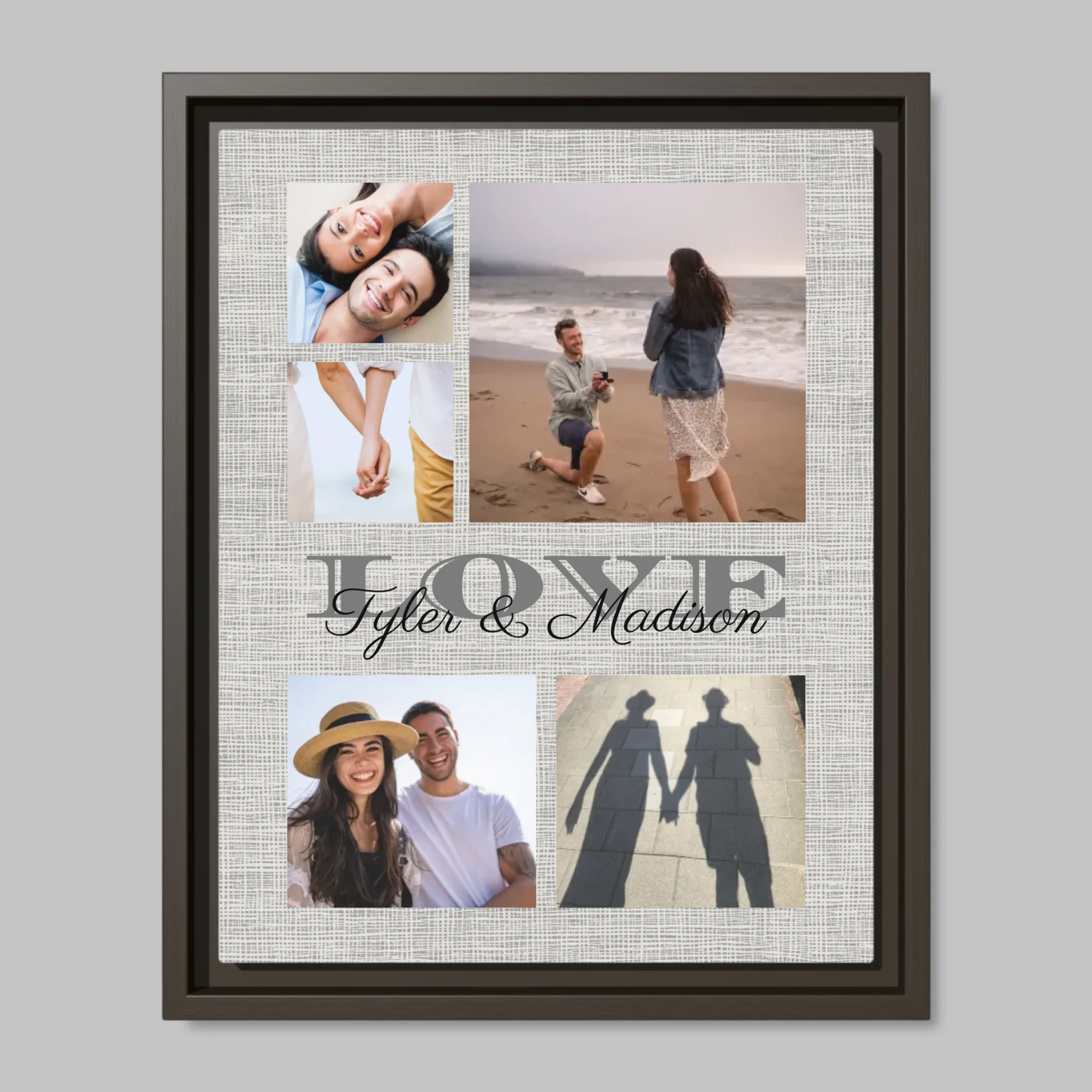 Espresso Framed Closeup 11x14 (11.14) Vertical Canvas Mockup