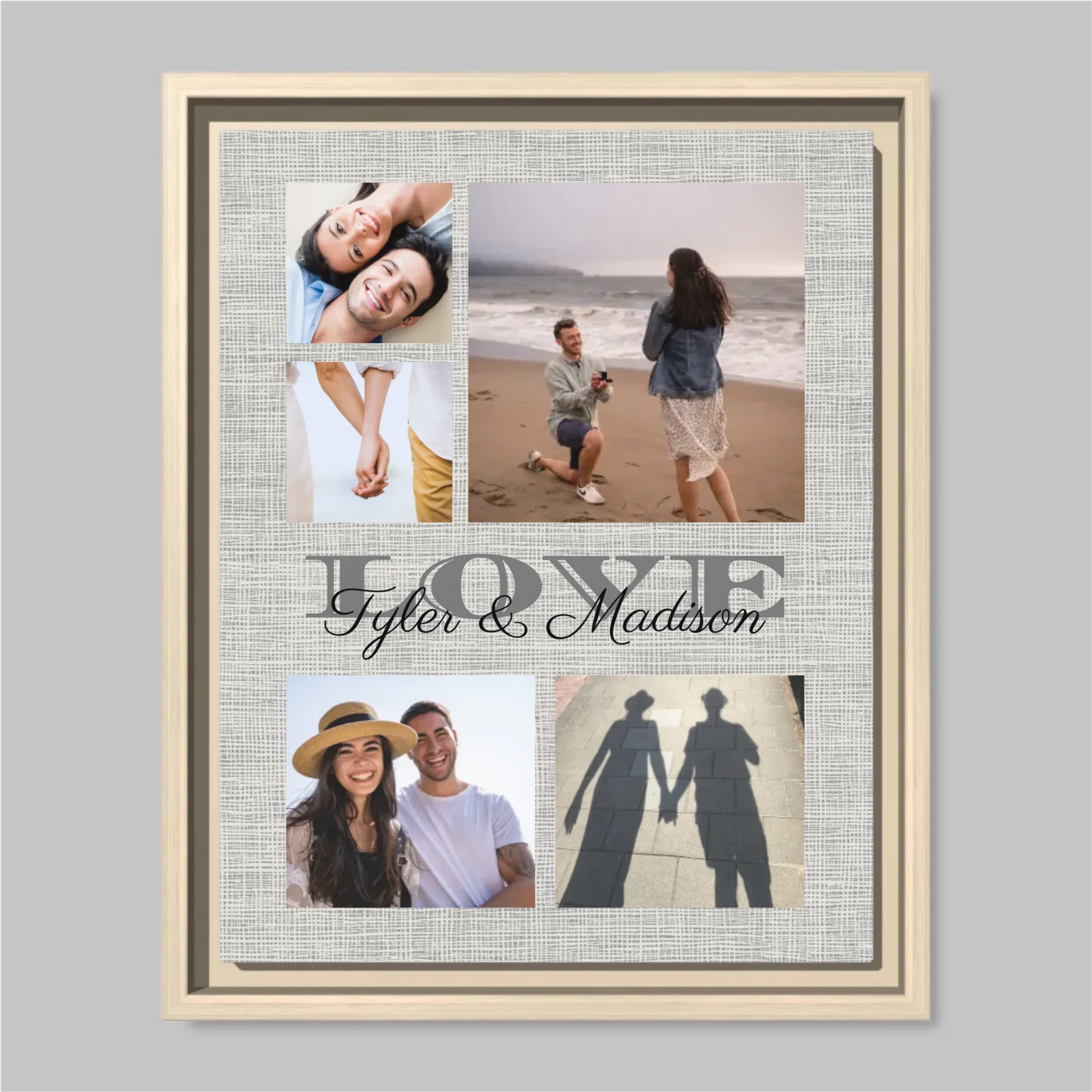 Natural Framed Closeup 11x14 (11.14) Vertical Canvas Mockup