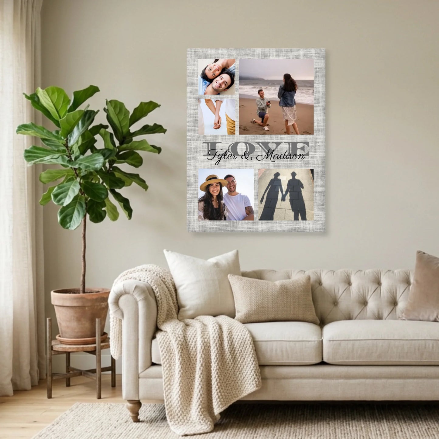 Unframed  30x40 (3.4) Vertical Rectangular Canvas