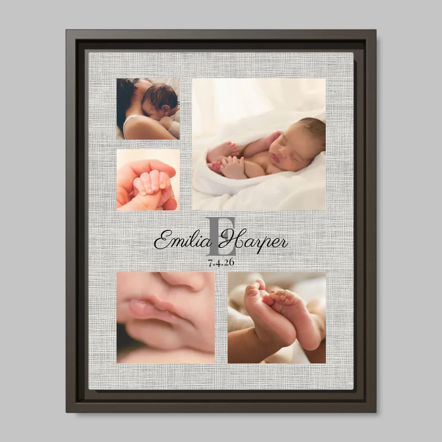 Espresso Framed Closeup 11x14 (11.14) Vertical Canvas Mockup