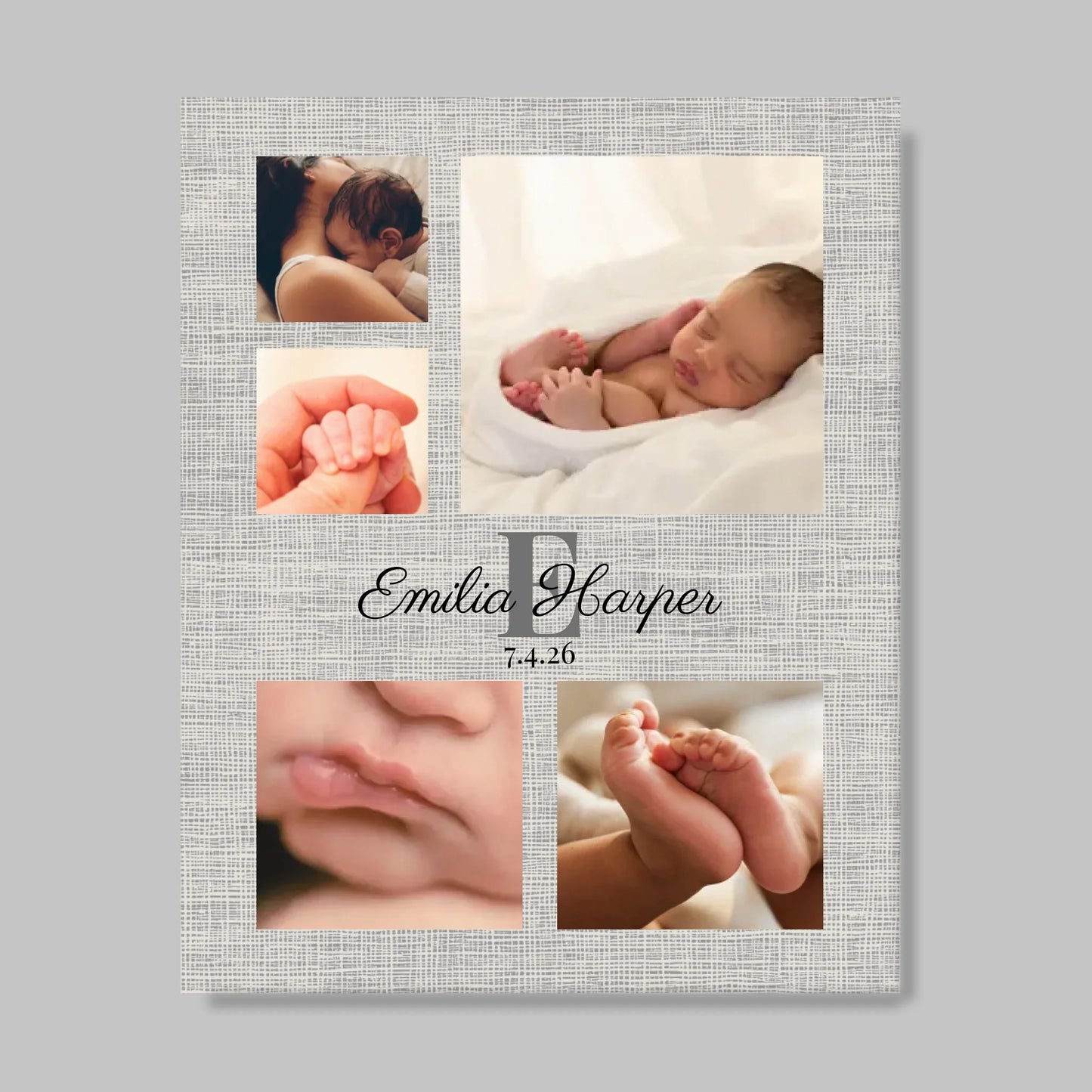 Unframed Closeup 11x14 (11.14) Vertical Canvas Mockup