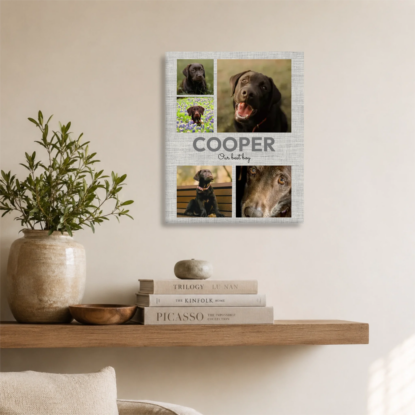 Unframed 16x20 Vertical Canvas (4.5) Mockup For TIB