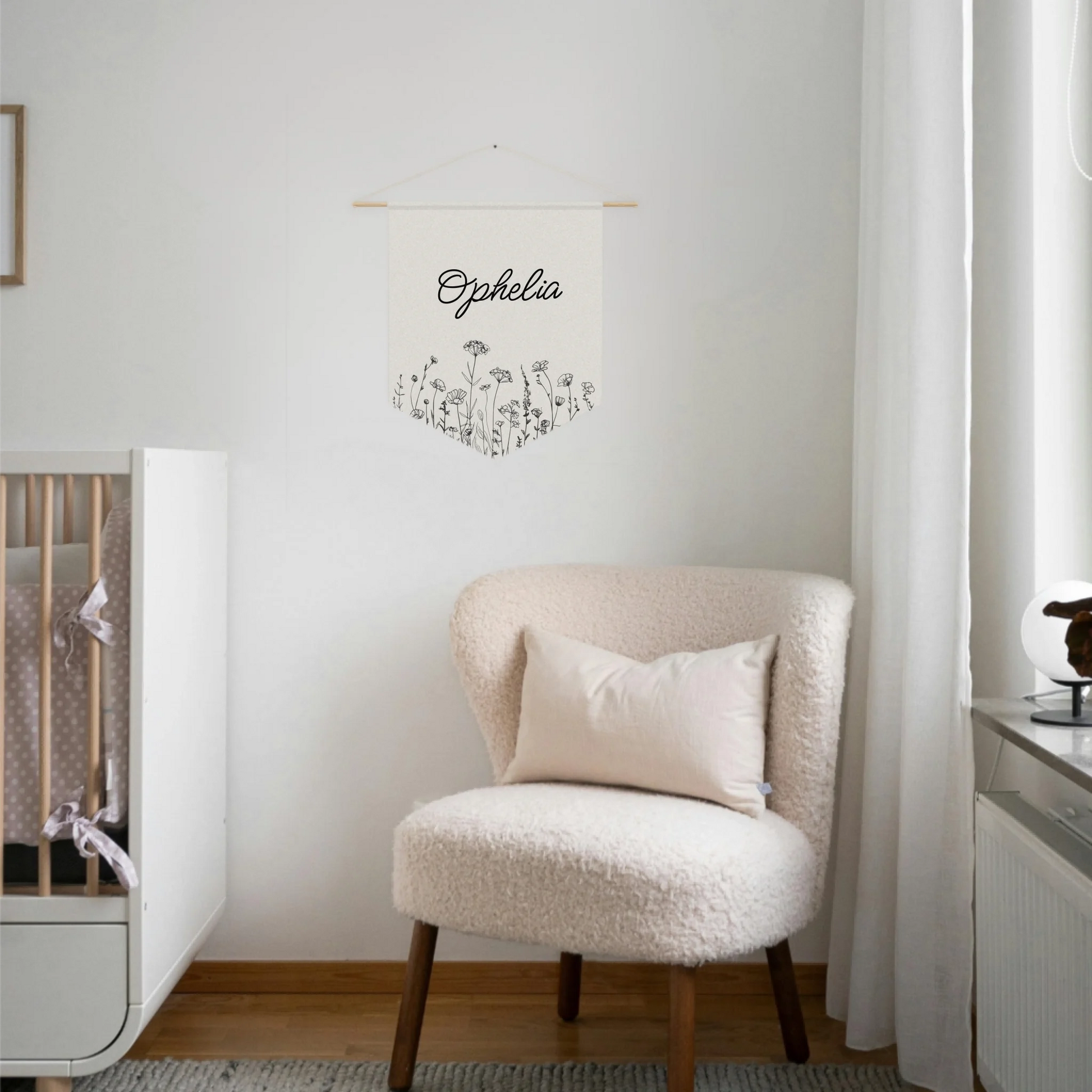 Pennant Mockup Chair in Nursery