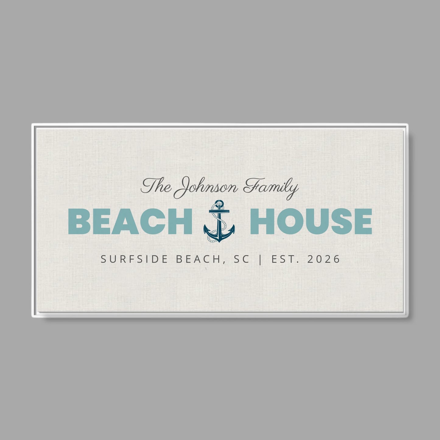 White Frame Wide Format 2.1 Canvas for TIB