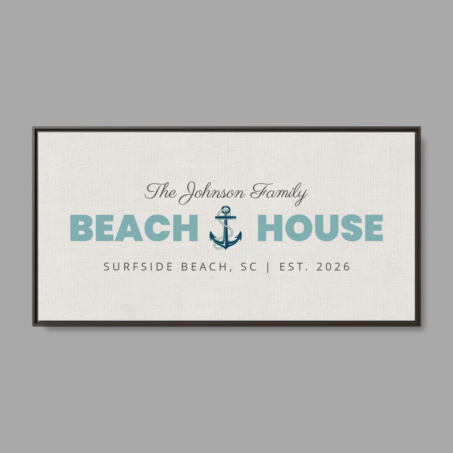 Espresso Frame Wide Format 2.1 Canvas for TIB