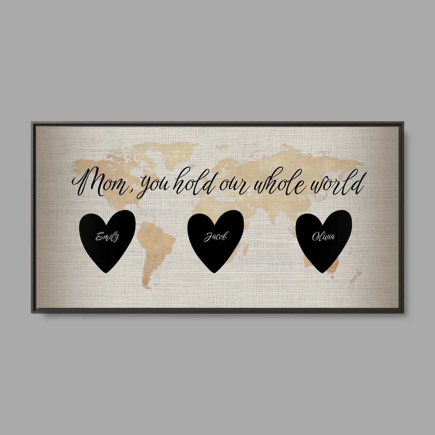 Espresso Frame Wide Format 2.1 Canvas for TIB