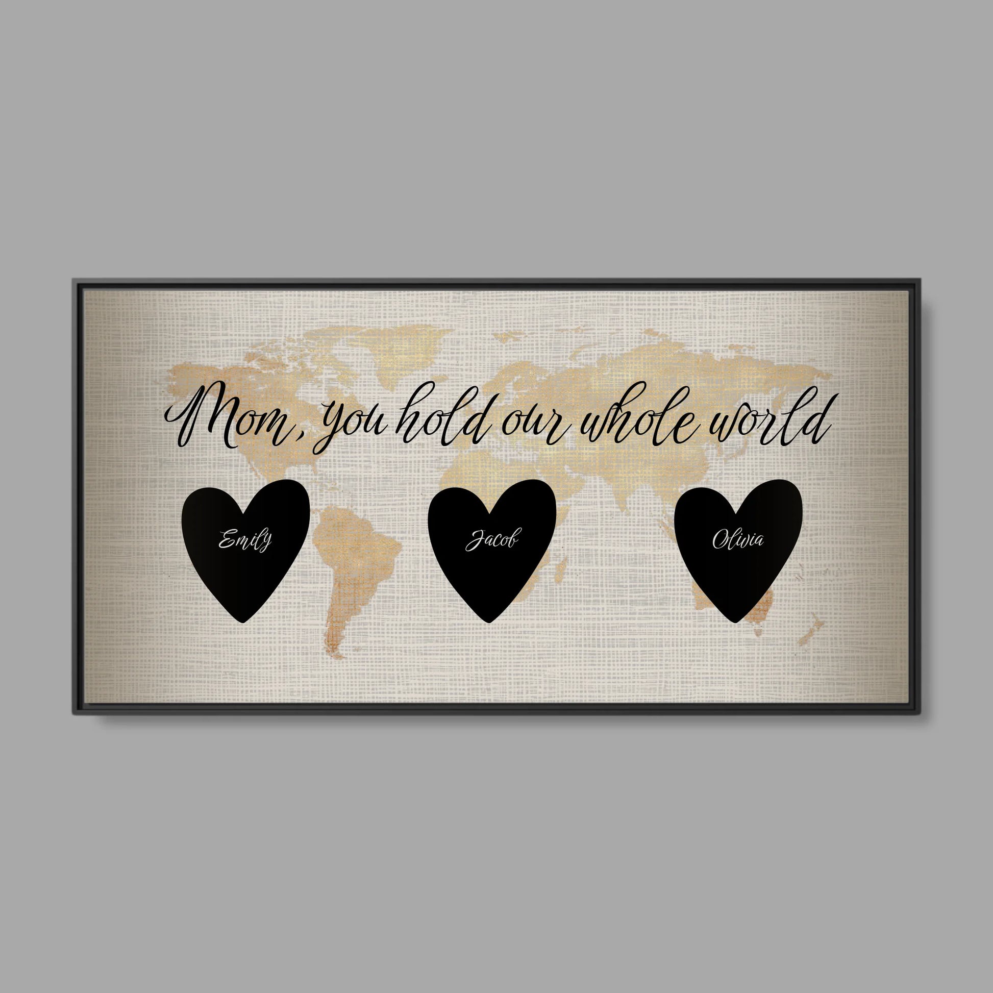 Black Frame Wide Format 2.1 Canvas for TIB