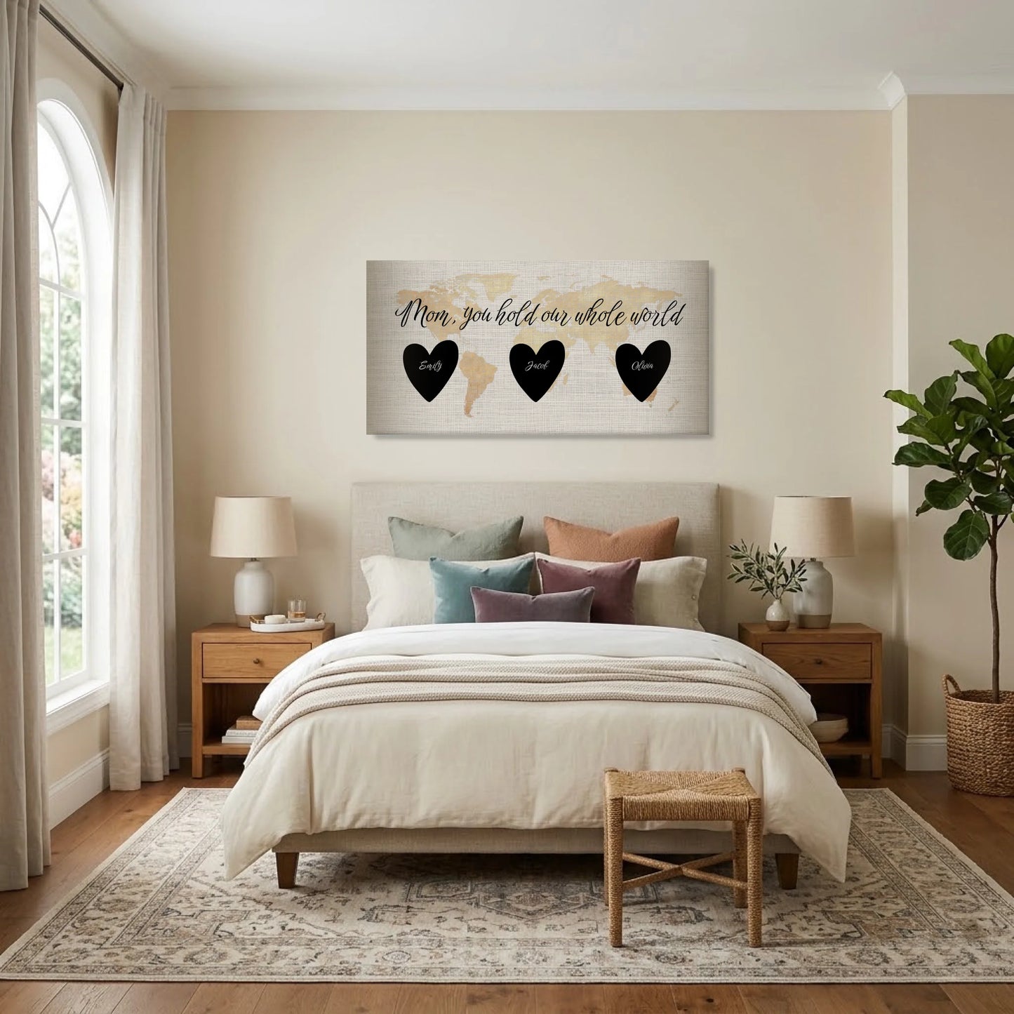 Bedroom - Nice Colors Unframed Wide Format 2.1 Mockup