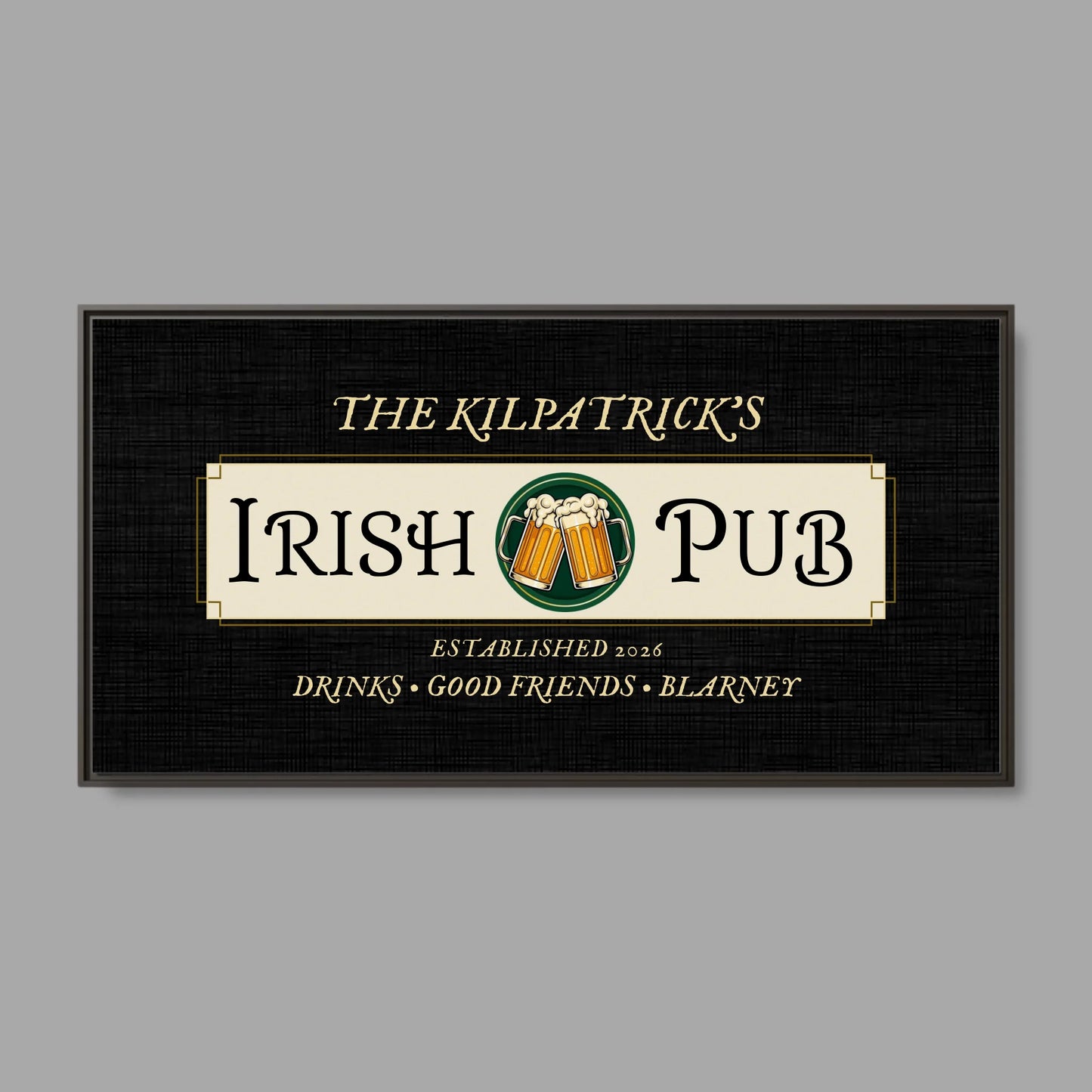 Espresso Frame Wide Format 2.1 Canvas for TIB