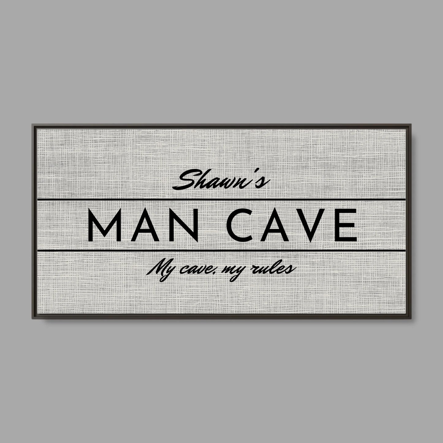Espresso Frame Wide Format 2.1 Canvas for TIB