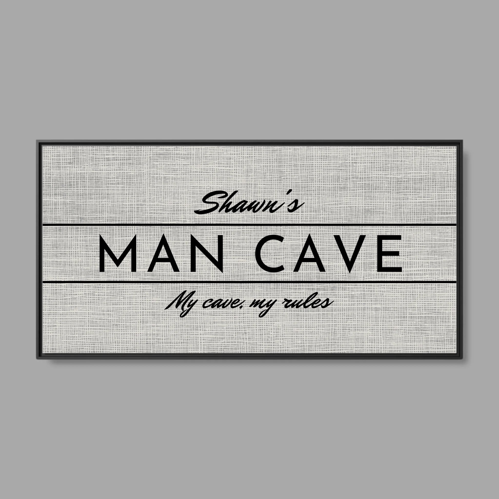 Black Frame Wide Format 2.1 Canvas for TIB