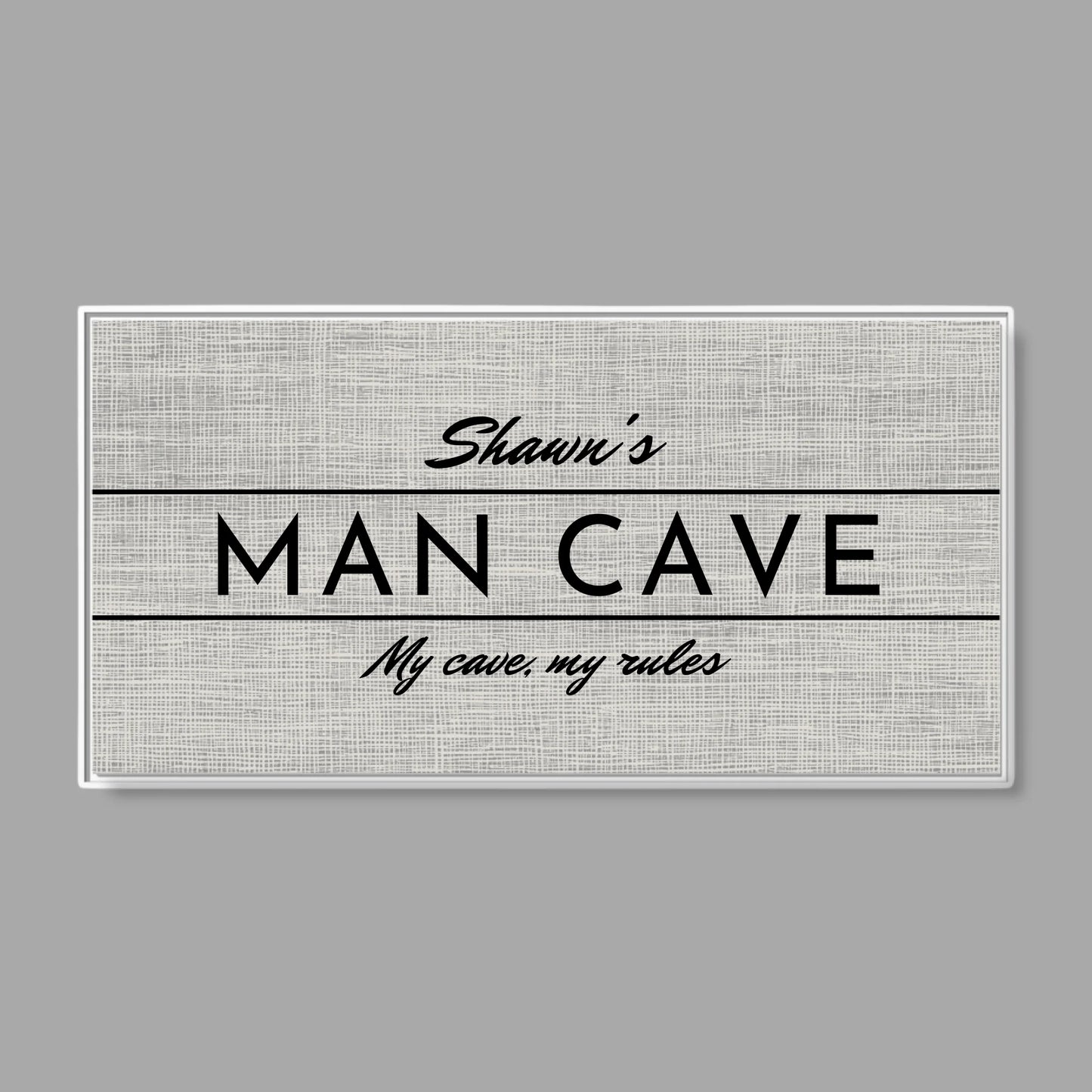 White Frame Wide Format 2.1 Canvas for TIB