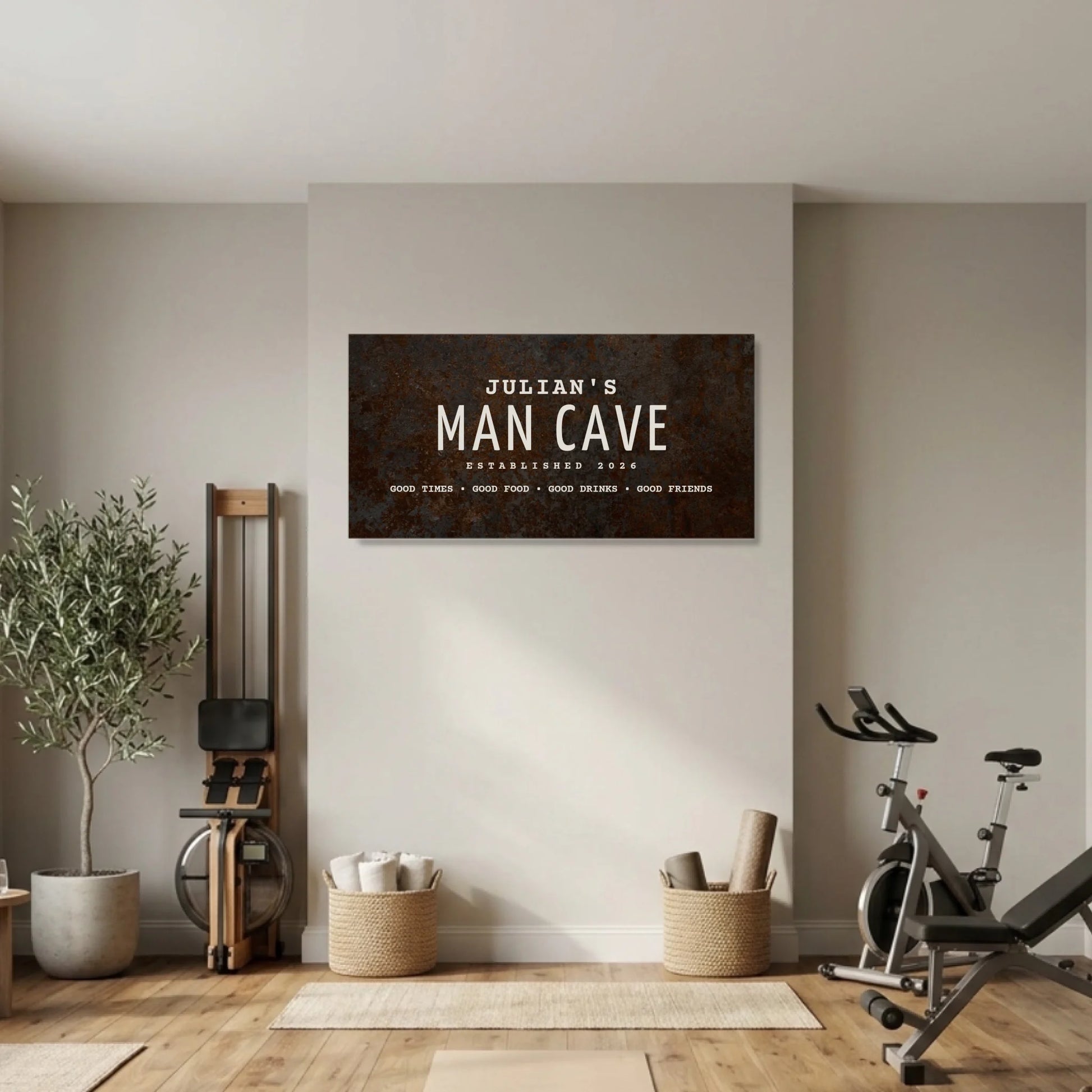 Gym Unframed Wide Format 2.1 Canvas Mockup