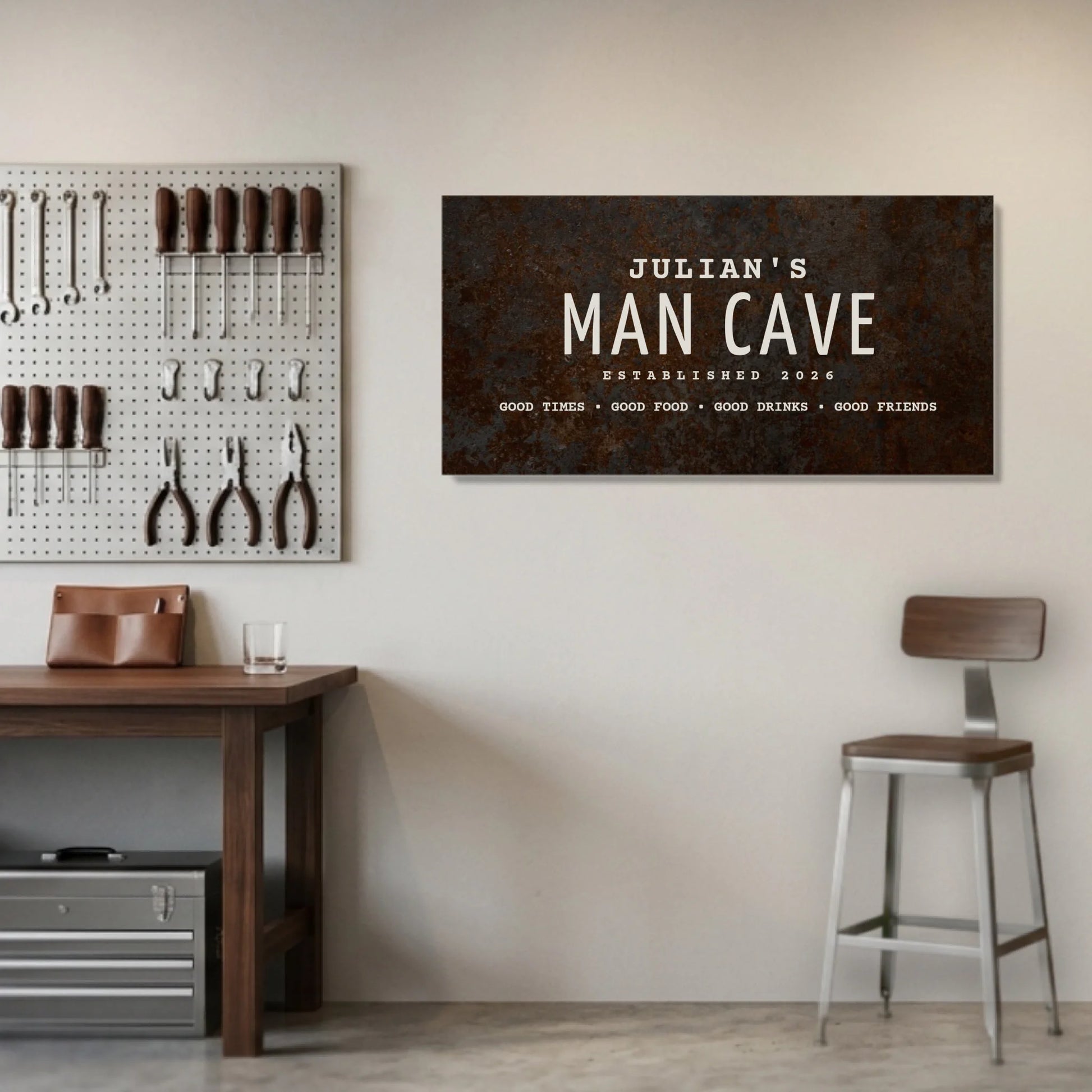 Garage Unframed Wide Format 2.1 Canvas Mockup