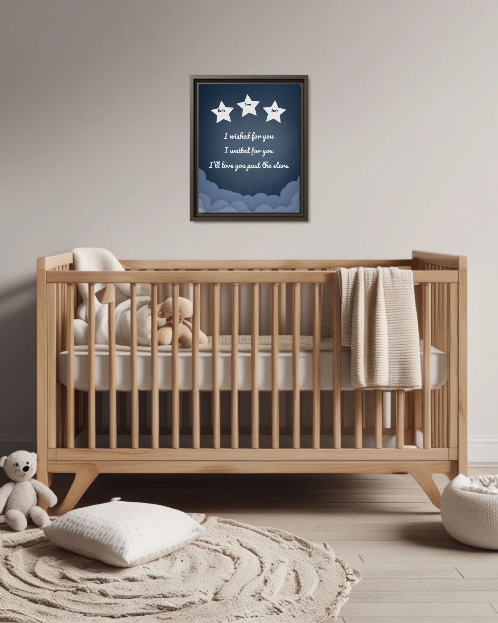 Nursery Crib Esp Vertical 11x14 Mockup