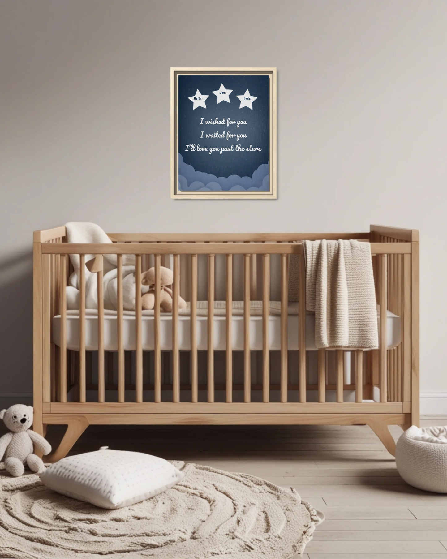 Nursery Crib Ntl Vertical 11x14 Mockup